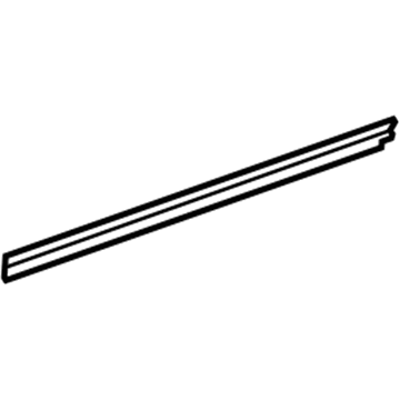 22773046 GM Belt Weatherstrip, Rear Passenger Side Illustration 1 of 1