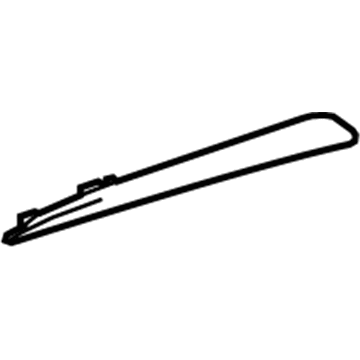 20810899 GM Trim Molding, Rear Driver Side Illustration 1 of 1