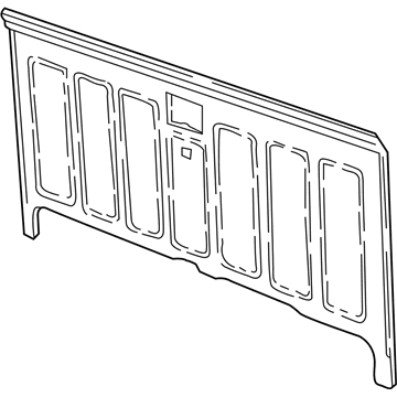 GM 15647773 Back Panel, Rear Outer 15647773 GM Back Panel, Rear Outer Illustration 1 of 1
