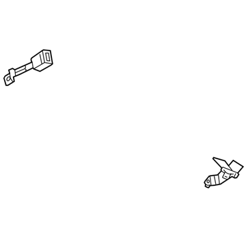 GM 84599979 Lap Belt, Front Center 84599979 GM Lap Belt, Front Center Illustration 1 of 1