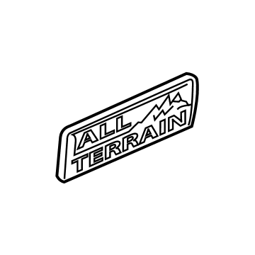 GM 84678015 Nameplate 84678015 GM Nameplate Illustration 1 of 1