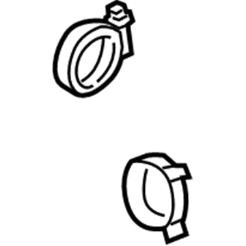 GM 11611779 Upper Hose Clamp 11611779 GM Upper Hose Clamp Illustration 1 of 1