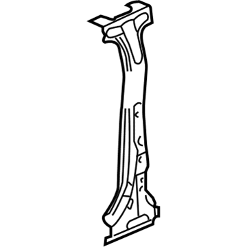 GM 15247835 Center Pillar Reinforcement, Inner Driver Side 15247835 GM Center Pillar Reinforcement, Inner Driver Side Illustration 1 of 1