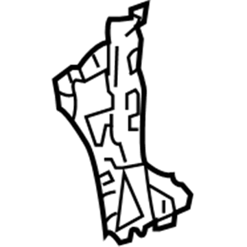 15247832 GM Lower Pillar Reinforcement, Driver Side Illustration 1 of 1