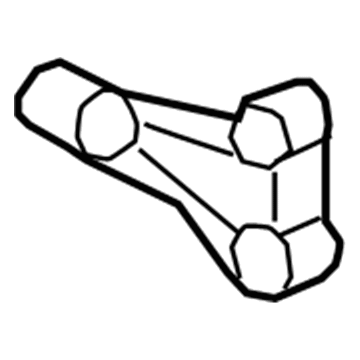 12620487 GM Mount Brace Illustration 1 of 1