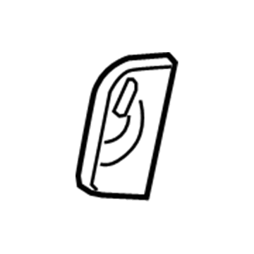 13306328 GM Armrest Cover, Rear Center Driver Side Illustration 1 of 1