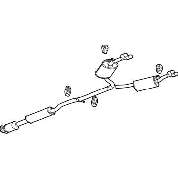 Buick Lucerne Exhaust Pipe - 15921940