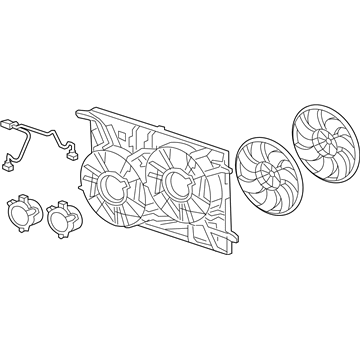 GMC 23434158 Fan Shroud