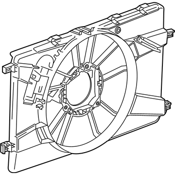 Chevy Cruze Fan Shroud - 13267631