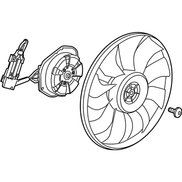 Chevy Cruze Fan Blade - 13338843