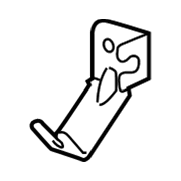 GM 13400907 Brake Hose Bracket, Passenger Side 13400907 GM Brake Hose Bracket, Passenger Side Illustration 1 of 1