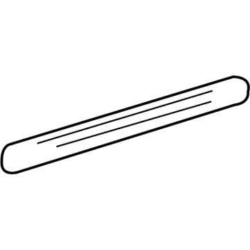 GM 15033292 Belt Weatherstrip 15033292 GM Belt Weatherstrip Illustration 1 of 1
