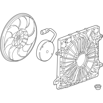 Chevy Blazer EV A/C Condenser Fan - 86824309