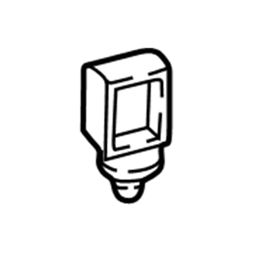 GM 10341794 Wheel Opening Molding Clip, Front 10341794 GM Wheel Opening Molding Clip, Front Illustration 1 of 1