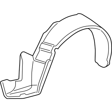 Pontiac Trans Sport Fender Splash Shield - 10434831