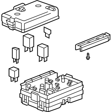 Buick Rainier Fuse Box - 15197529