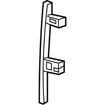 GM 84010826 Window Channel, Rear Driver Side 84010826 GM Window Channel, Rear Driver Side Illustration 1 of 1