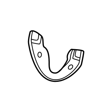 GM 13536871 Seat Back Frame Reinforcement, Driver Side 13536871 GM Seat Back Frame Reinforcement, Driver Side Illustration 1 of 1