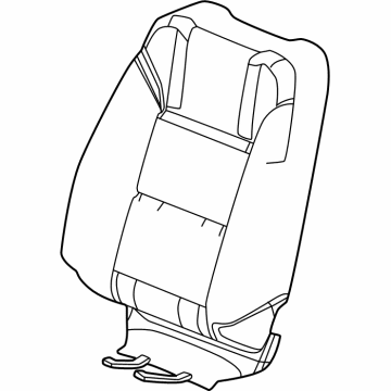 86801689 GM Seat Back Cover, Front Driver Side Illustration 1 of 1