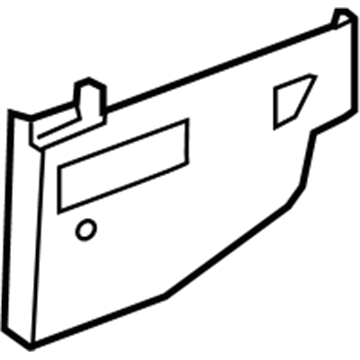 23196733 GM Side Panel, Rear Driver Side Illustration 1 of 1