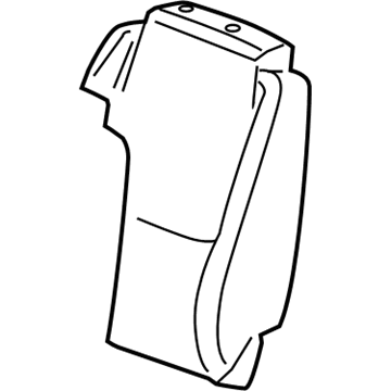 19169307 GM Seat Back Pad, Driver Side Illustration 1 of 1