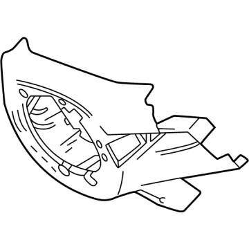 85012022 GM Shroud, Steering Wheel Illustration 1 of 1