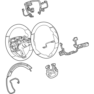 85084674 GM Wheel Assembly-Steering *Very Dark At Illustration 1 of 1
