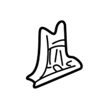 25710953 GM Pillar Reinforcement, Center Lower Inner Passenger Side Illustration 1 of 1