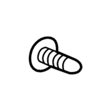 94520483 GM Air Deflector Screw Illustration 1 of 1