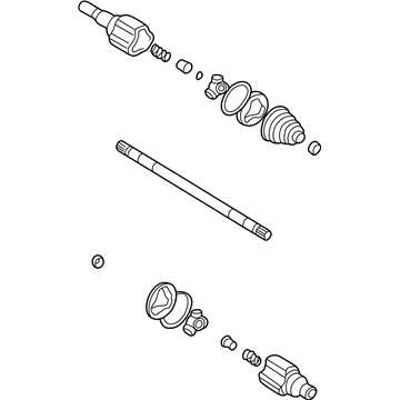Chevy 88967242 Outer CV Joint