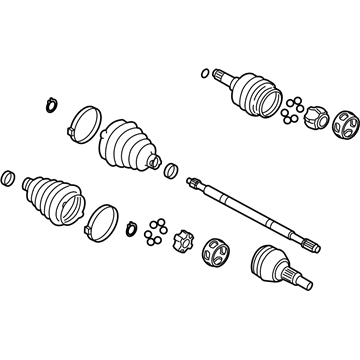 Saturn 15116777 Axle Assembly