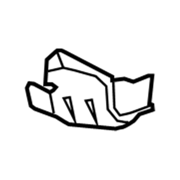 GM 20772251 Reinforcement Plate, Driver Side 20772251 GM Reinforcement Plate, Driver Side Illustration 1 of 1