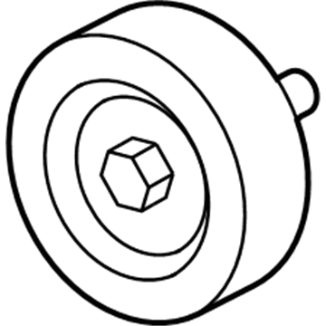 GM 12587295 Idler Pulley, Passenger Side 12587295 GM Idler Pulley, Passenger Side Illustration 1 of 1