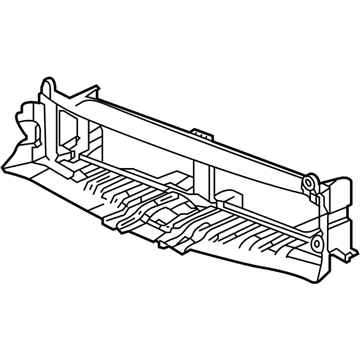 GM 42644796 Lower Baffle 42644796 GM Lower Baffle Illustration 1 of 1