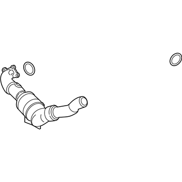GM 12689673 Catalytic Converter, Driver Side 12689673 GM Catalytic Converter, Driver Side Illustration 1 of 1