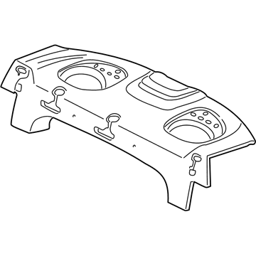 Chevy 15296852 Package Tray Trim