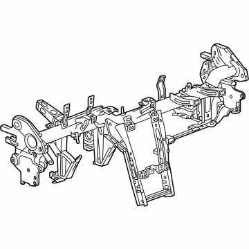 GM 84787586 Reinforcement Beam 84787586 GM Reinforcement Beam Illustration 1 of 1