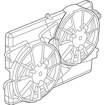 Chevy Cobalt Cooling Fan Assembly - 22718765