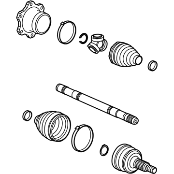 Chevy 84842044 Axle Assembly