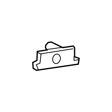 GM 84208920 Parking Sensor Bracket, Driver Side 84208920 GM Parking Sensor Bracket, Driver Side Illustration 1 of 1