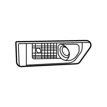 GMC 85660655 Fog Lamp Bezel