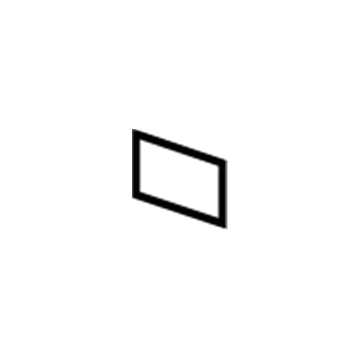 GM 22946859 Lock Pillar Trim Cover, Driver Side 22946859 GM Lock Pillar Trim Cover, Driver Side Illustration 1 of 1