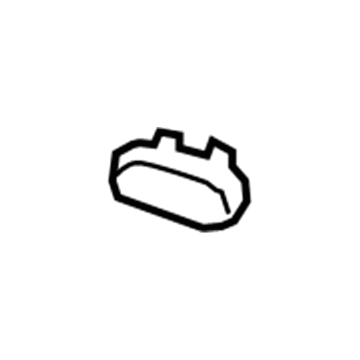 15871474 GM Rear Pillar Trim Cover, Driver Side Illustration 1 of 1