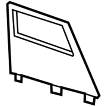 GM 15874483 Door, Driver Side 15874483 GM Door, Driver Side Illustration 1 of 1