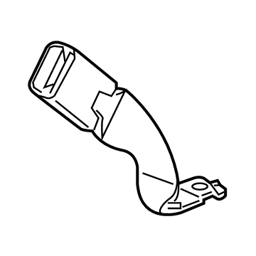 26524437 GM Buckle Kit-3RD Row Seat Belt *Backen Blackk Illustration 1 of 1