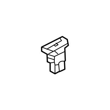 GM 84707399 Hazard Switch, Jet Black 84707399 GM Hazard Switch, Jet Black Illustration 1 of 1