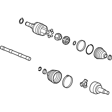 Hummer Axle Shaft - 15886012
