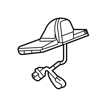 GM 85530682 Front Camera, Driver Side 85530682 GM Front Camera, Driver Side Illustration 1 of 1