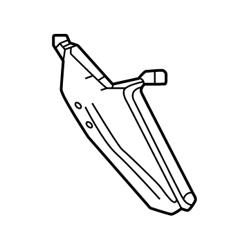 GM 84905939 Gutter, Rear Quarter Outer 84905939 GM Gutter, Rear Quarter Outer Illustration 1 of 1