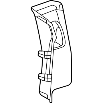 GM 26514480 Gutter Assembly-Back Body Opening Side 26514480 GM Gutter Assembly-Back Body Opening Side Illustration 1 of 1